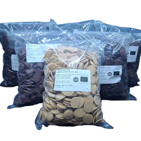 Chocolat de couverture en Gouttes (sachets de 2kg)