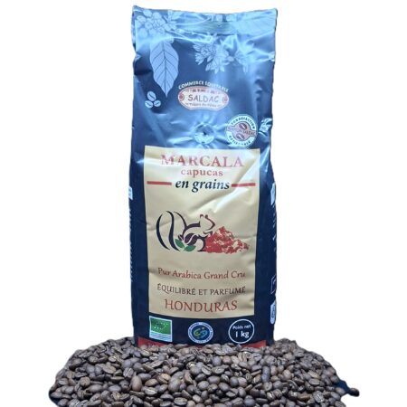 Café Capucas du Honduras, bio/équitable - grain 1kg