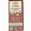 Chocolat lait et noisettes, bio, tablette de 100gr