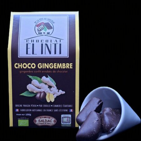 Gingembrette, Ballotins, confiseries au chocolat, bio, 150gr