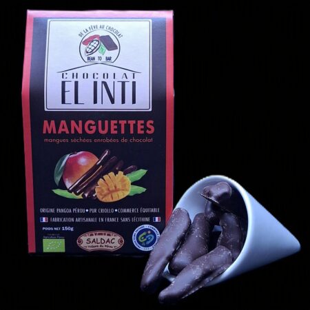 Manguettes, Ballotins, confiseries au chocolat, bio, 150gr
