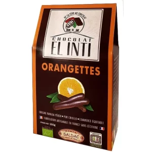Orangettes au chocolat noir bio