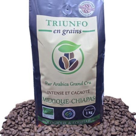 Café Triunfo du Mexique, bio/équitable - grain 1kg