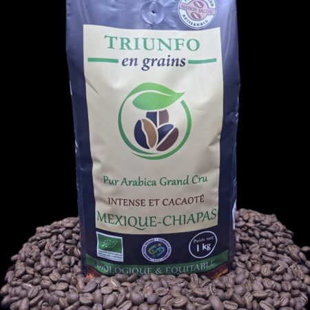 Alternative view of Café Triunfo du Mexique, bio/équitable - grain 1kg