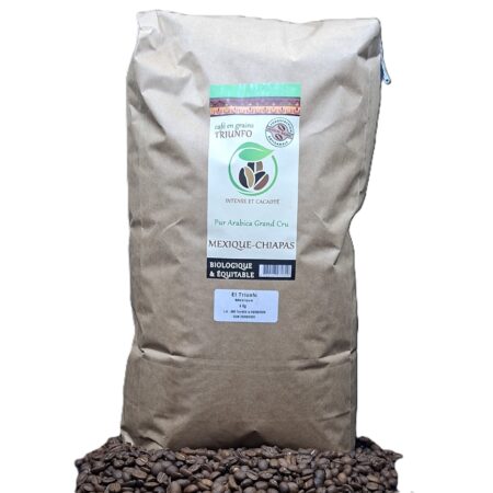 Café Triunfo du Mexique, bio/équitable - grain 4kg
