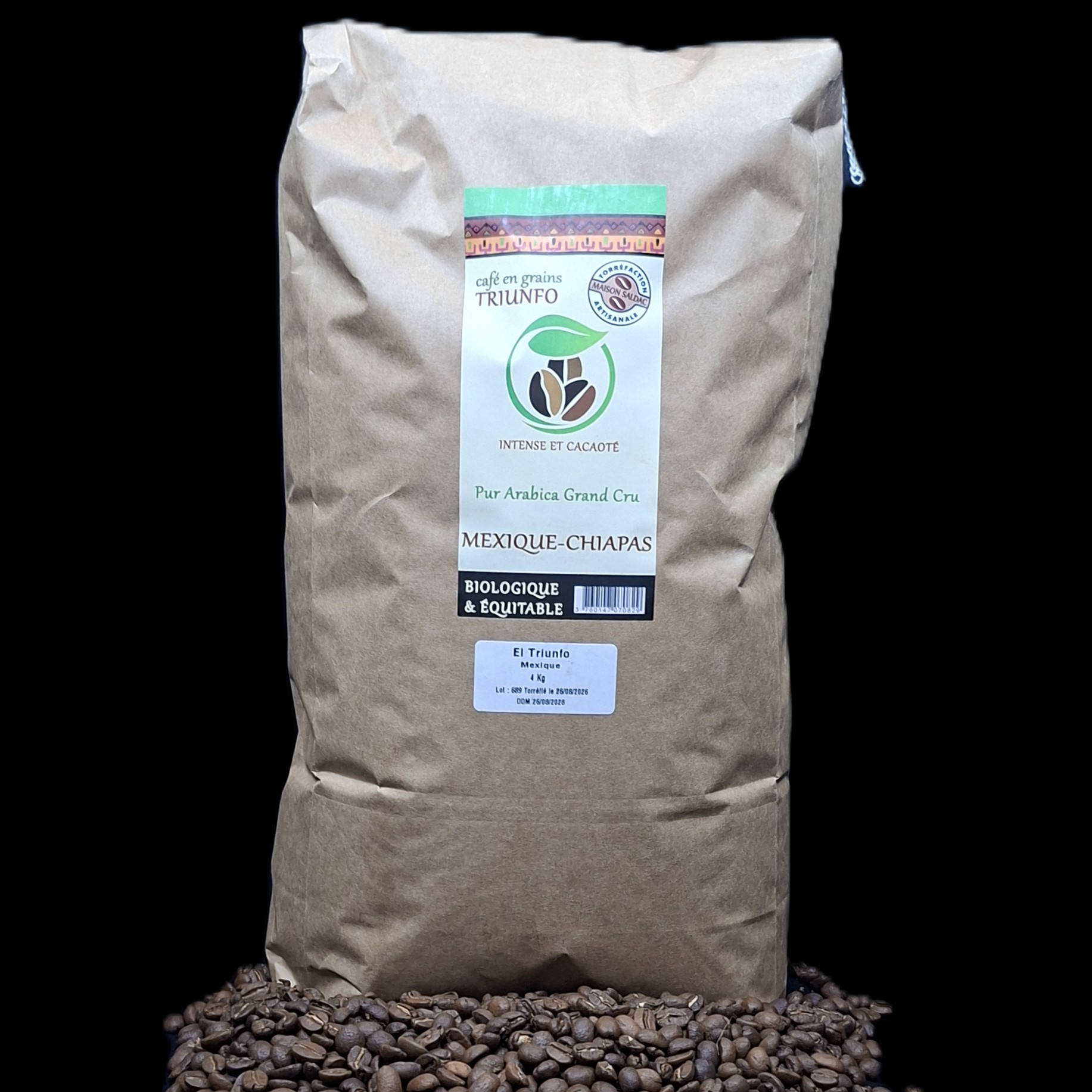 Café Triunfo du Mexique, bio/équitable - grain 4kg – Image 2