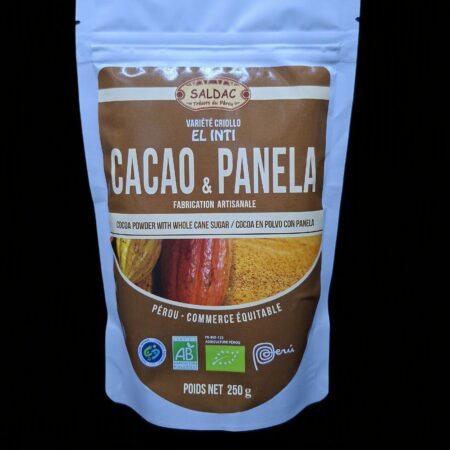 Cacao en poudre sucré, bio, 250gr