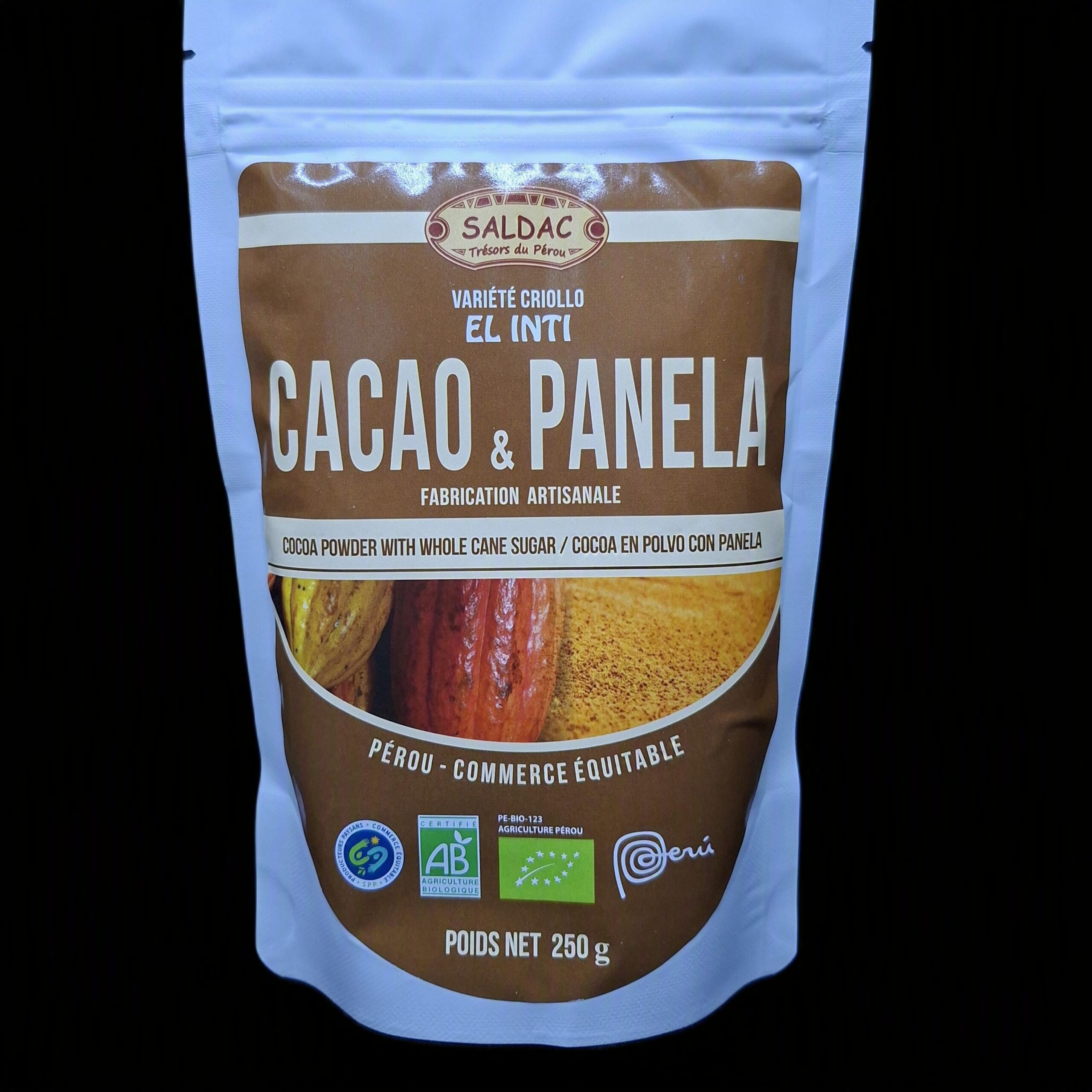 Cacao en poudre sucré, bio, 250gr