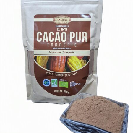 Alternative view of Cacao Pur en poudre, bio, équitable, 250gr