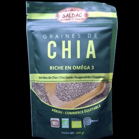 Graines de chia, bio, équitable