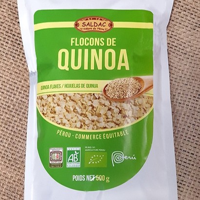 Flocon de Quinoa 500 gr, bio, équitable