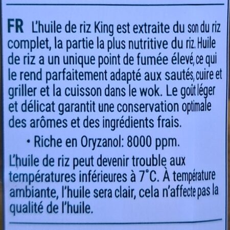 Huile de son de riz, 1 litre – Image 4