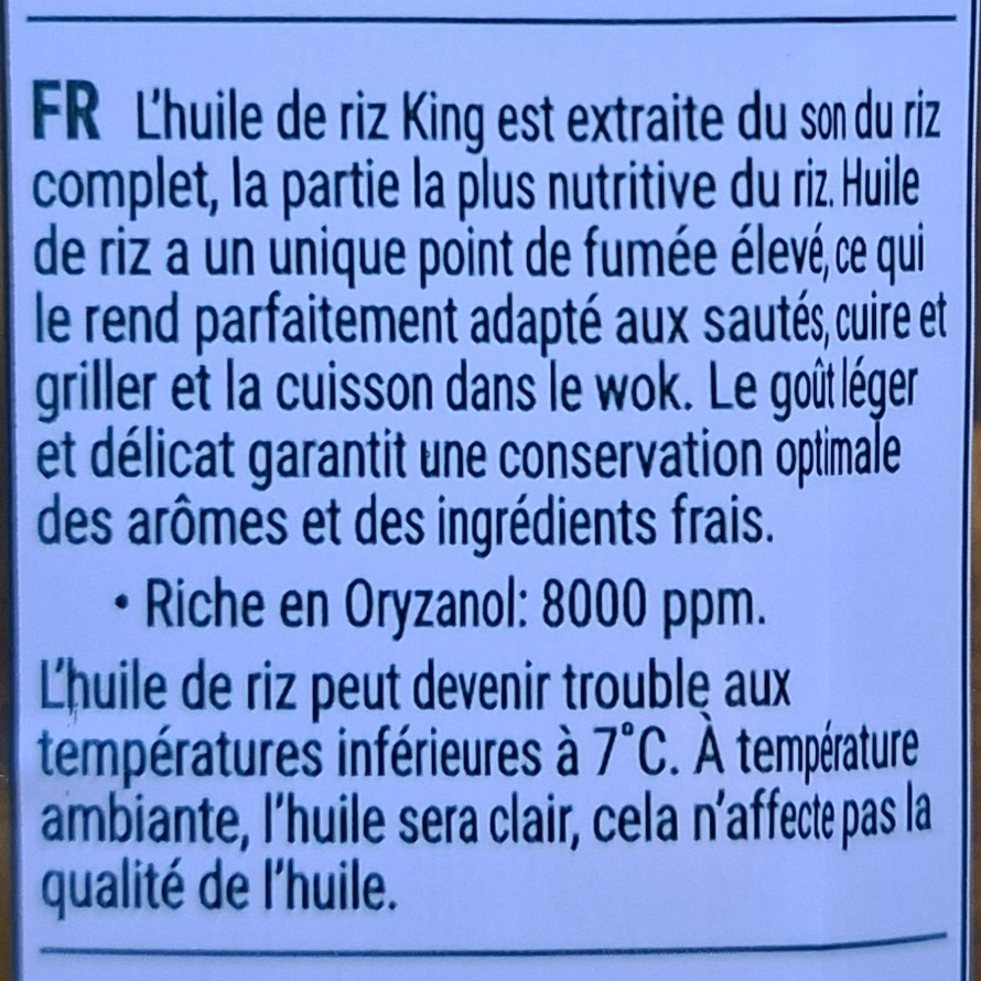 Huile de son de riz, 1 litre – Image 4