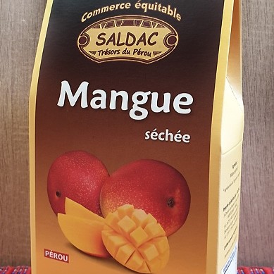Mangue séchée du Pérou, 150gr, bio, équitable