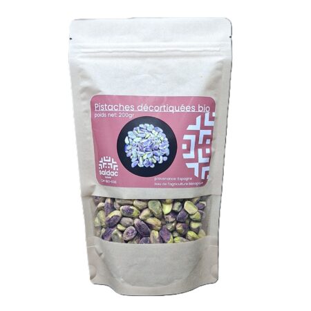 Alternative view of Pistaches crues décortiquées, 200gr, bio