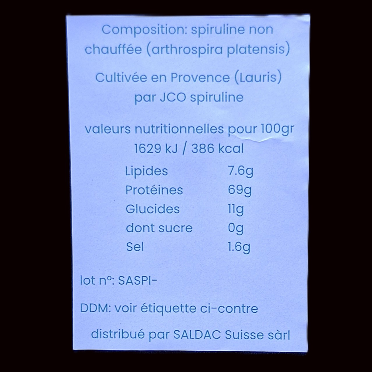 Spiruline en brindilles, 100gr – Image 3