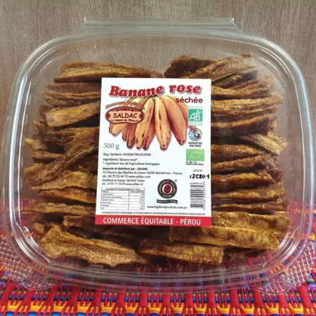 Bananes rose séchées