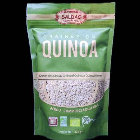 Quinoa Blanche, variété Junin, bio, équitable