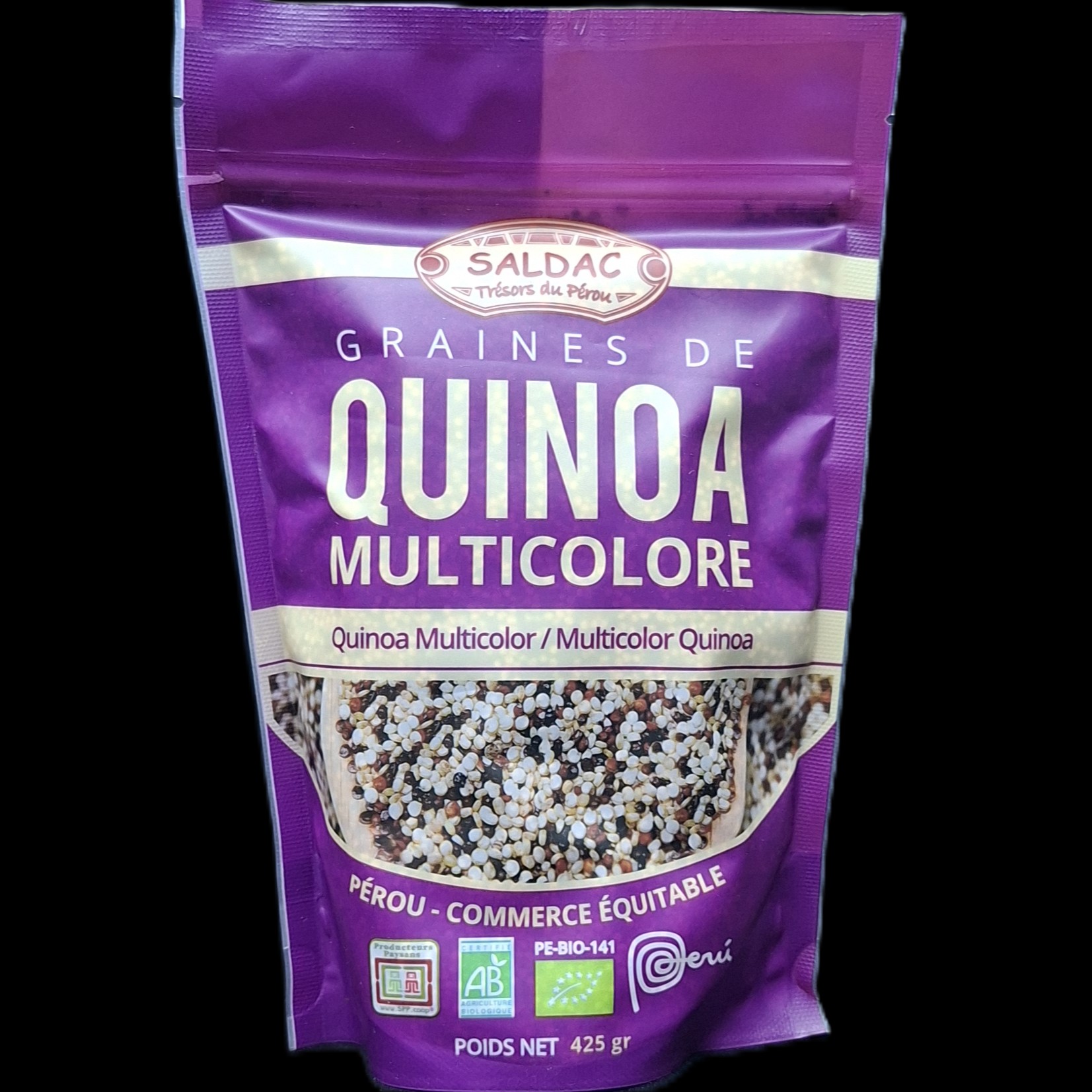 Quinoa Multicolore, bio, équitable