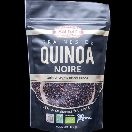 Quinoa noire, variété "Coito", bio, équitable