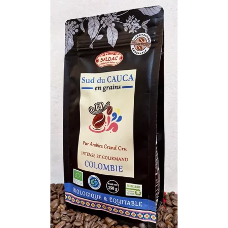 Café Arabica Colombie Sud du Cauca 250 G