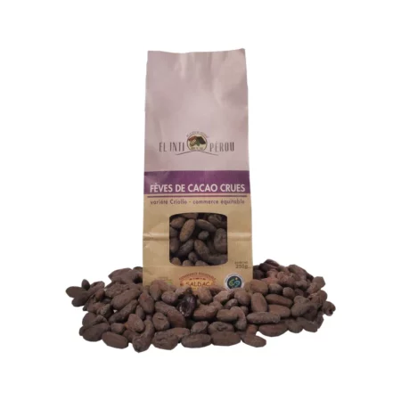 Fèves de cacao crues Criollo 250 G