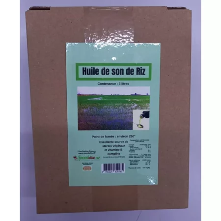 Huile de son de riz bidon 3l