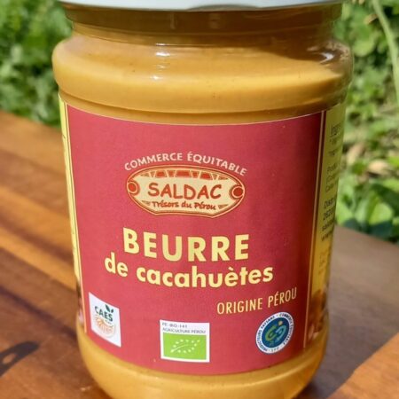 Beurre de cacahuètes du Pérou, bio, équitable, 300gr