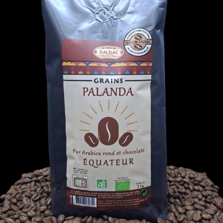Alternative view of Café Palanda d’Équateur, pur "Arabica" bio, équitable, grains 1kg