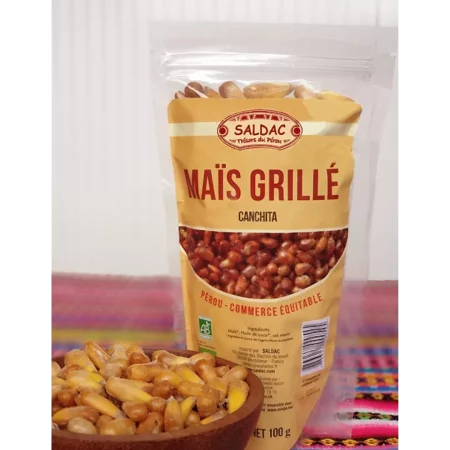 Canchita mais noir du Pérou