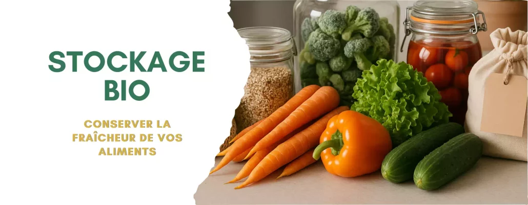 Stockage des aliments bio