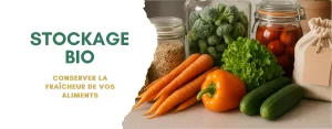 Stockage des aliments bio