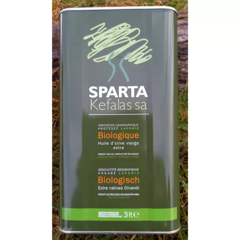 Huile olive Grecque Sparta Kefalas 3l