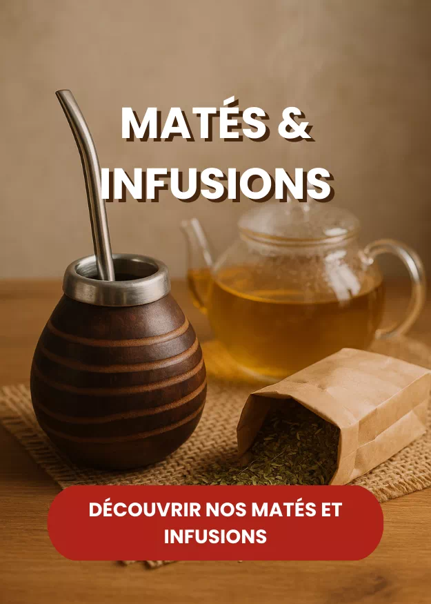 Découvrir les matés et infusions SALDAC