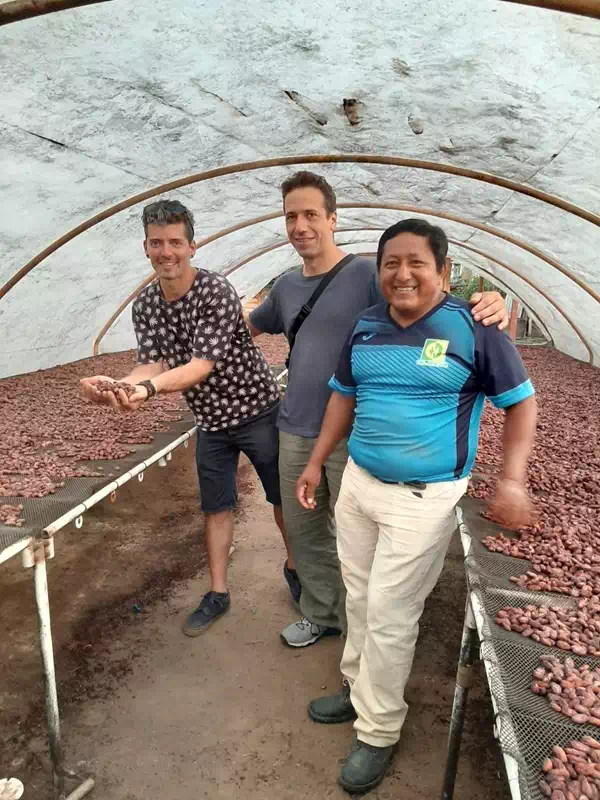 Voyage 2023 Pangoa séchoir à cacao