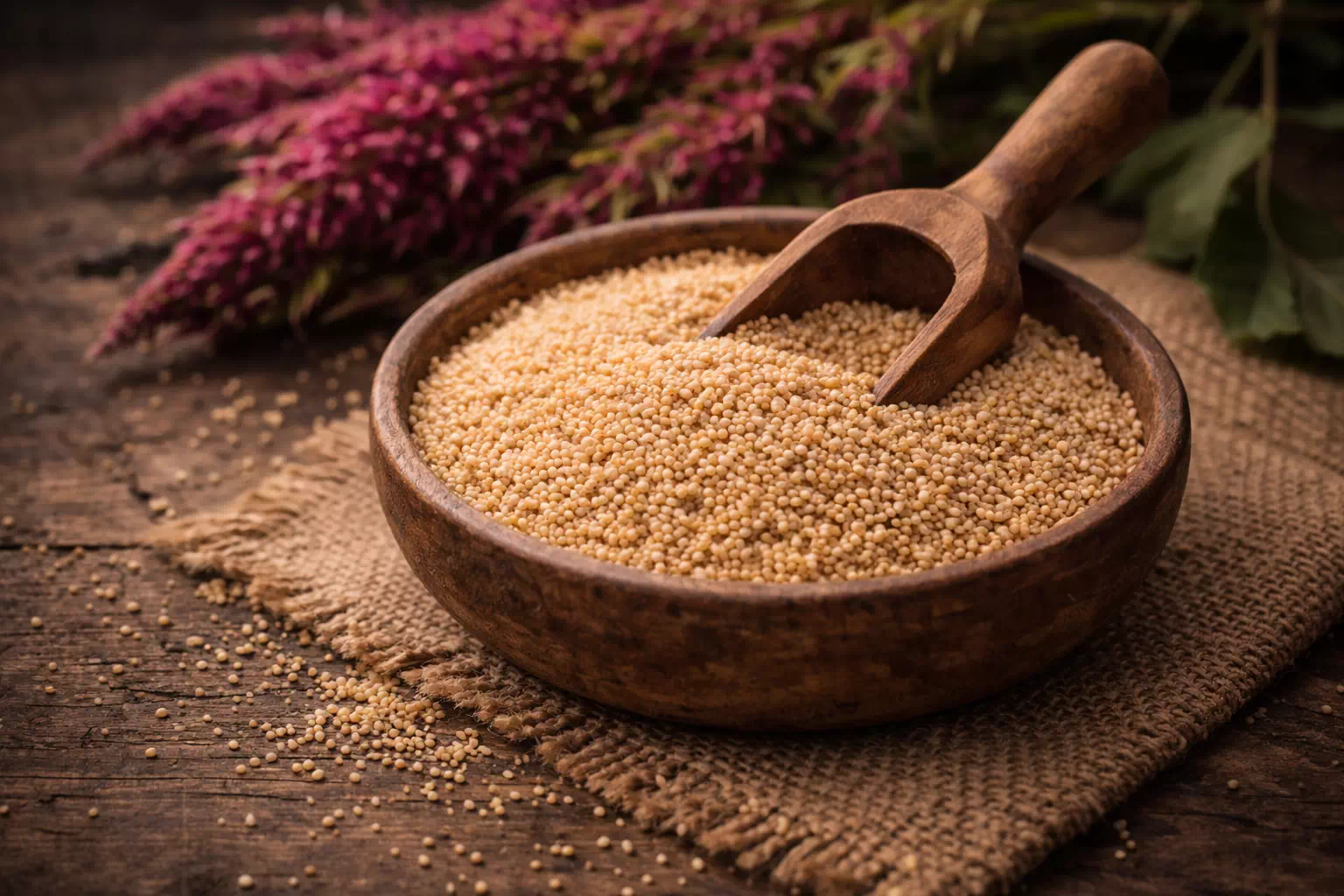 Amarante et grain ancien