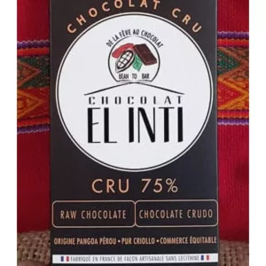 Chocolat noir Criollo non torréfie