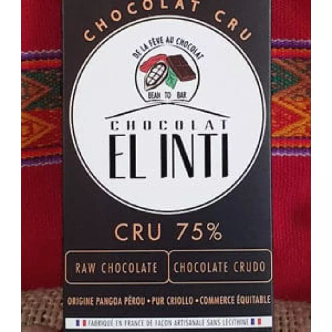 Chocolat noir Criollo non torréfie