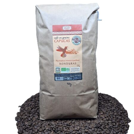 Alternative view of Café Capucas du Honduras, bio/équitable - grain 4kg