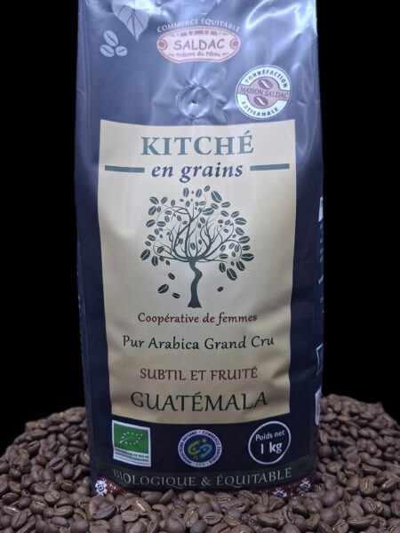 Alternative view of Café Kitché du Guatemala, bio/équitable - grain 1kg