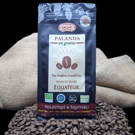 Alternative view of Café Palanda d’Équateur, pur "Arabica" bio, équitable, grains 250gr