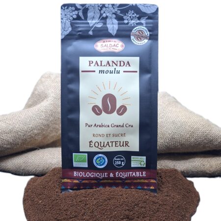 Café Palanda d’Équateur, pur "Arabica" bio, équitable, moulu 250gr