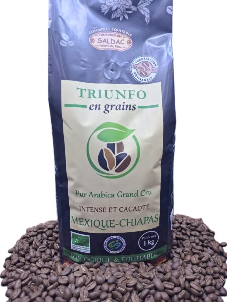 Café Triunfo du Mexique, bio/équitable - grain 1kg