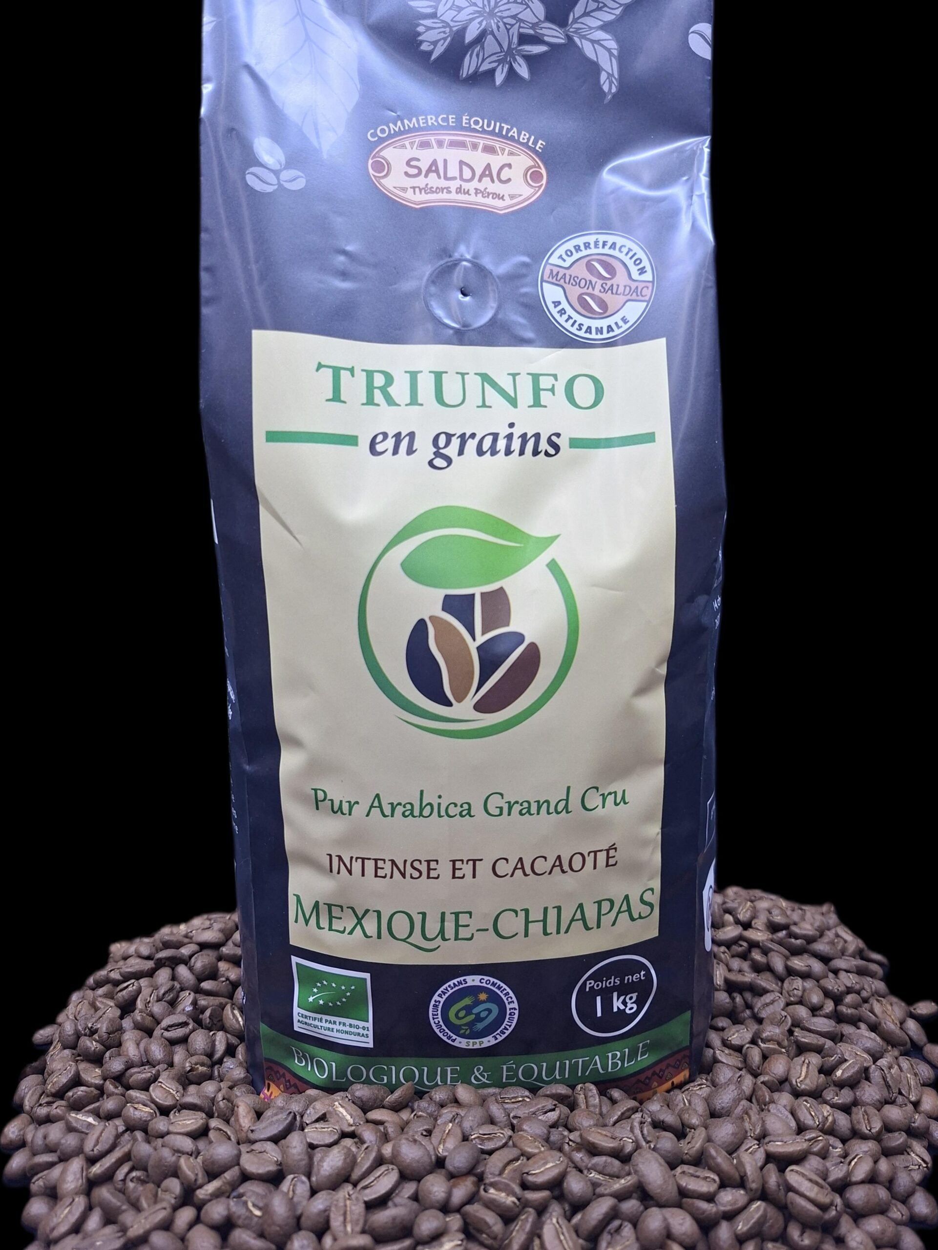 Café Triunfo du Mexique, bio/équitable - grain 1kg – Bild 2