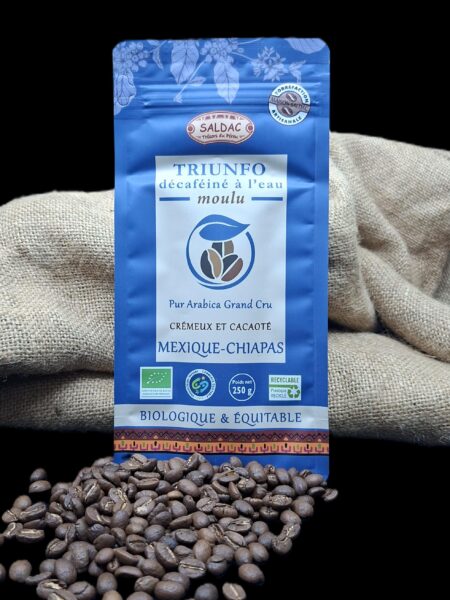Alternative view of Café Triunfo du Mexique, Décaféiné, bio/équitable - grain 250gr