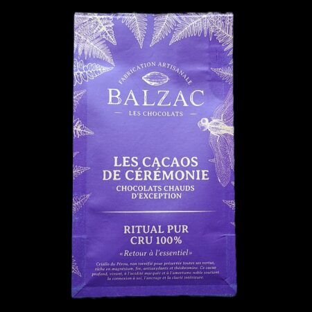 Rituel Pur cru 100%, chocolat chaud Balzac, 250gr